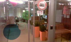 Одна из комнат для работников офиса Google